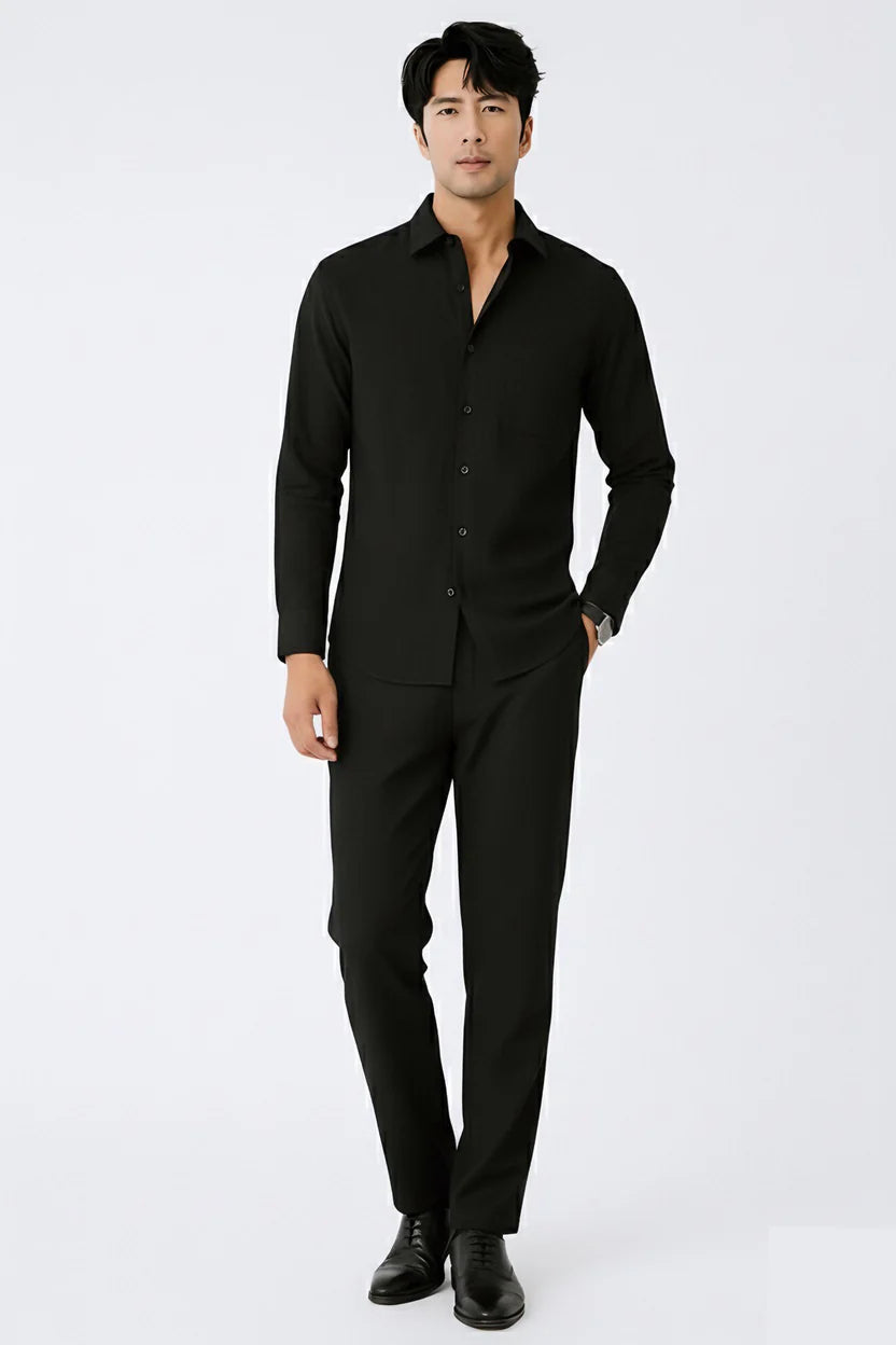 Most Breathable Shirt & Bottom Set Of Linen, Luxury Pastels Color And Style